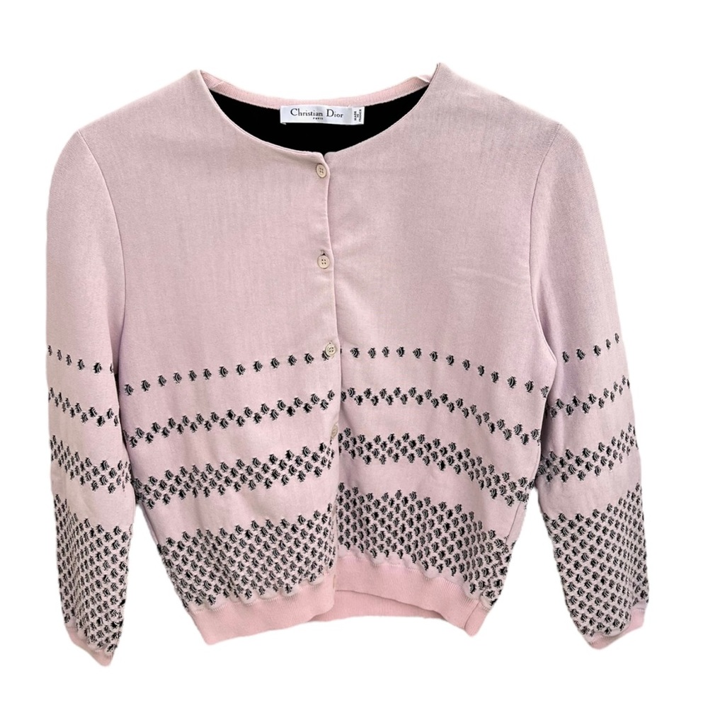 Christian Dior Paris Cutout Cardigan, Cruise 2014 Collection by Raf Simons, Sz 6 - Picture 5 of 15